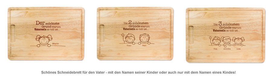 Schneidebrett - Warum Vatersein so toll ist - 2 Schneidebrett - Warum Vatersein so toll ist - 2