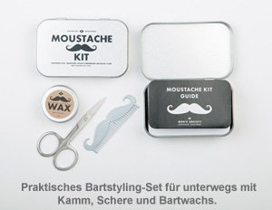 Schnurrbart Pflegeset - 2 Schnurrbart Pflegeset - 2