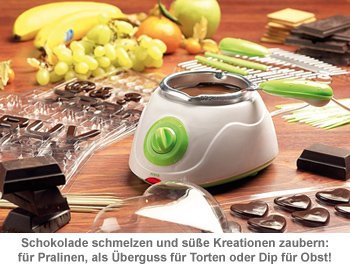Schokolade schmelzen - Schokofondue Set - 2 Schokolade schmelzen - Schokofondue Set - 2