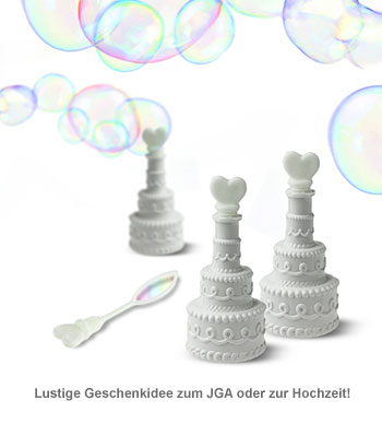 Seifenblasen zur Hochzeit - Hochzeitstorte - 2 Seifenblasen zur Hochzeit - Hochzeitstorte - 2
