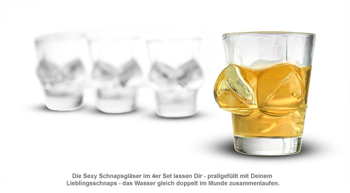 Sexy Schnapsgläser - 4er Set - 2 Sexy Schnapsgläser - 4er Set - 2