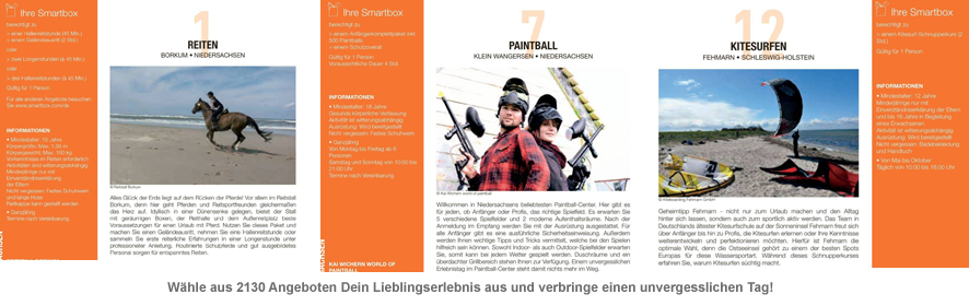 Spaß und Abenteuer - Erlebnisgeschenk - 2 Spaß und Abenteuer - Erlebnisgeschenk - 2