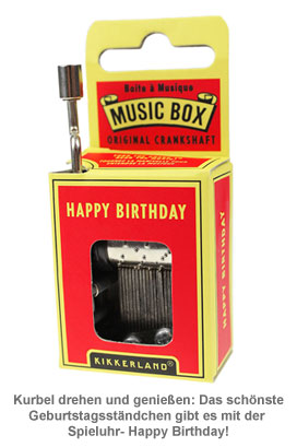 Spieluhr - Happy Birthday - 2 Spieluhr - Happy Birthday - 2