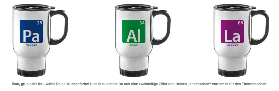 Thermobecher personalisiert - Element - 2 Thermobecher personalisiert - Element - 2