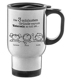 Thermobecher personalisiert - Warum Vatersein so toll ist - 3 Thermobecher personalisiert - Warum Vatersein so toll ist - 3