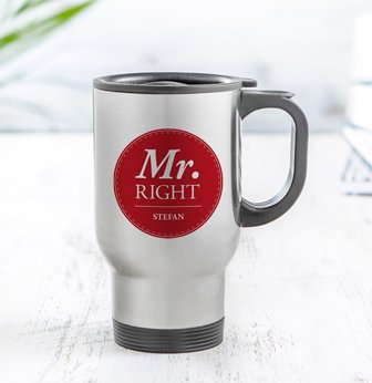 Thermobecher Set personalisiert - Mr and Mrs Right - 3 Thermobecher Set personalisiert - Mr and Mrs Right - 3