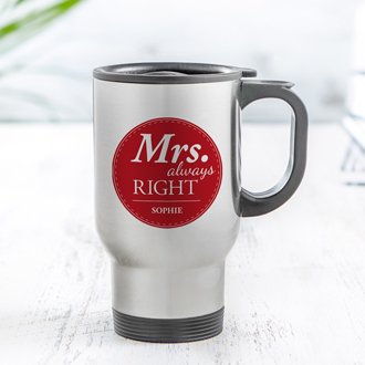 Thermobecher Set personalisiert - Mr and Mrs Right - 4 Thermobecher Set personalisiert - Mr and Mrs Right - 4