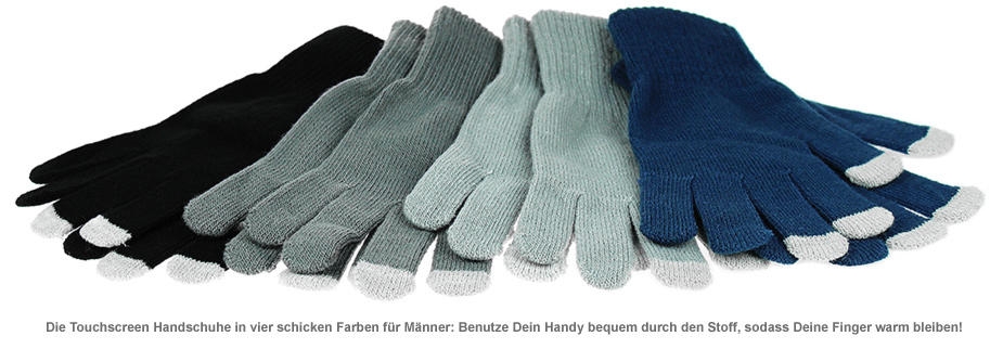 Touchscreen Handschuhe für Männer - 2 Touchscreen Handschuhe für Männer - 2