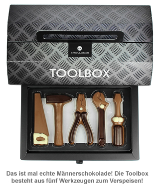 Werkzeug aus Schokolade - Toolbox - 2 Werkzeug aus Schokolade - Toolbox - 2