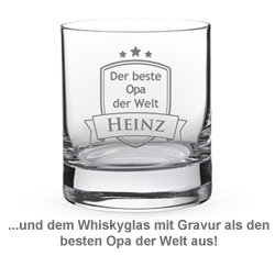 Whisky Set Deluxe - Bester Opa - 3 Whisky Set Deluxe - Bester Opa - 3