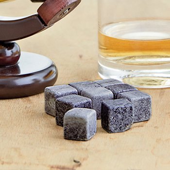 Whisky Steine in Holzkiste mit Gravur - Bester Papa - 2 Whisky Steine in Holzkiste mit Gravur - Bester Papa - 2
