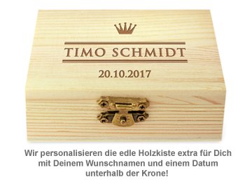 Whisky Steine in Holzkiste mit Gravur - Royal - 2 Whisky Steine in Holzkiste mit Gravur - Royal - 2