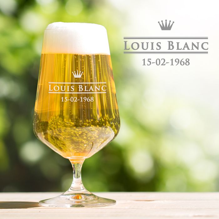Verre  bire tulipe - royal 