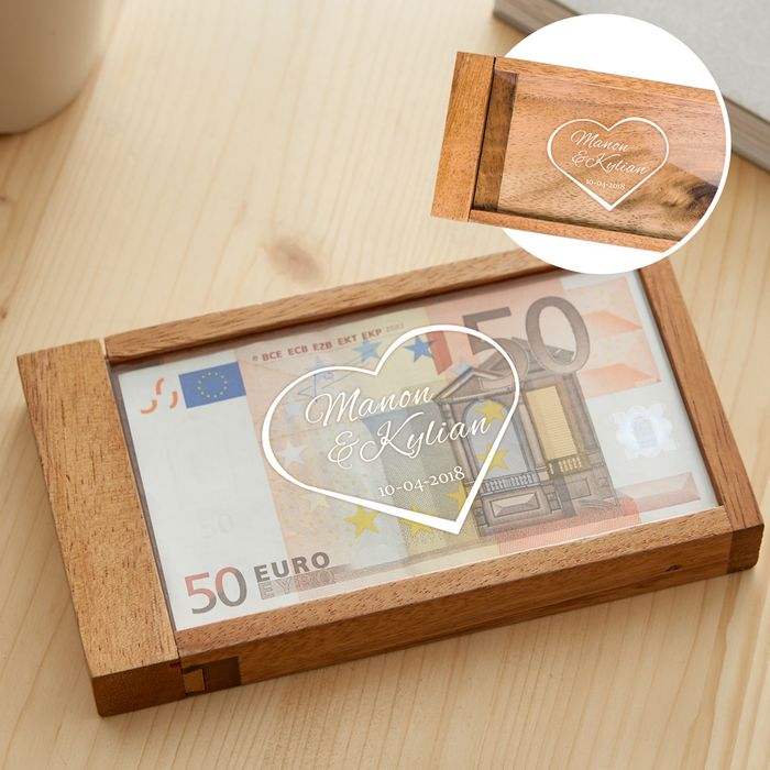 Bote cadeau dargent magique  gravure cur 