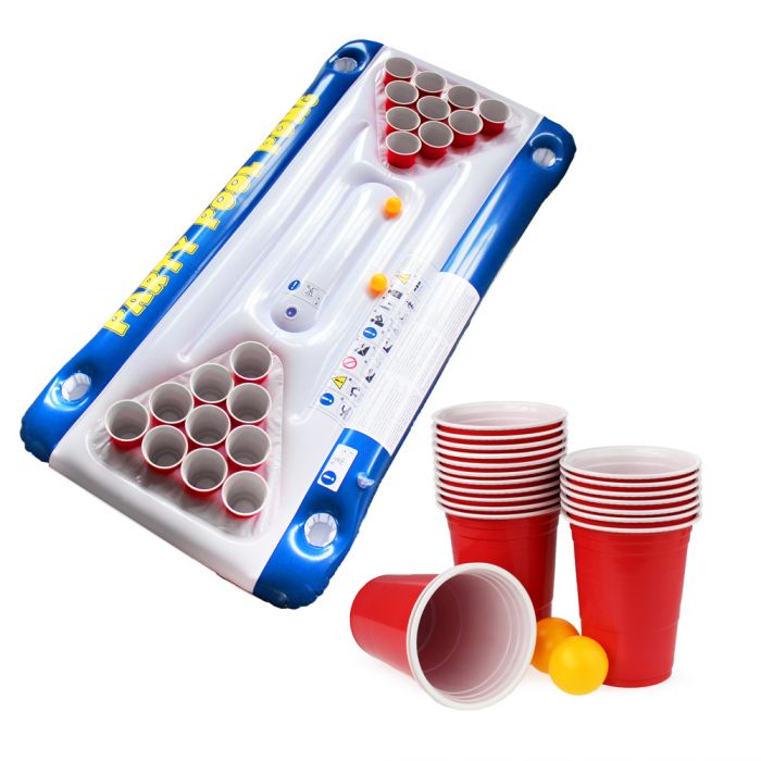 Table de bire pong - Matelas gonflable