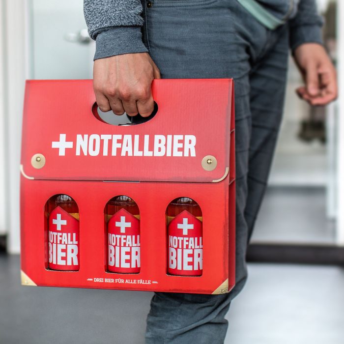 Bierhandtasche - Notfal