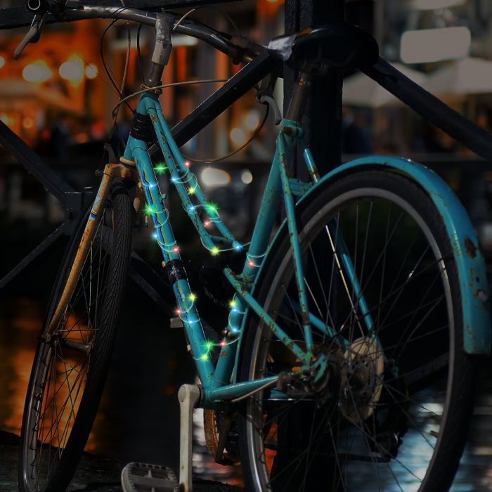Fahrradrahmen LEDs
