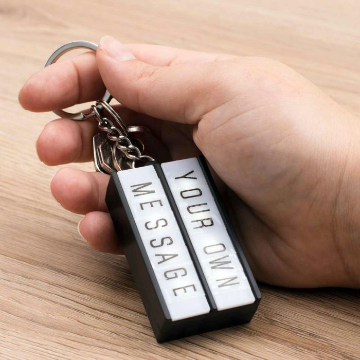 Schlüsselanhänger Mini LED Light Box