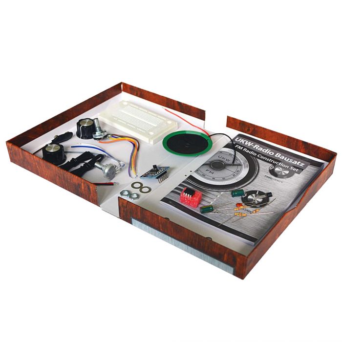 UKW-Radio Bausatz - Set mit hochwertigen Einzelteilen