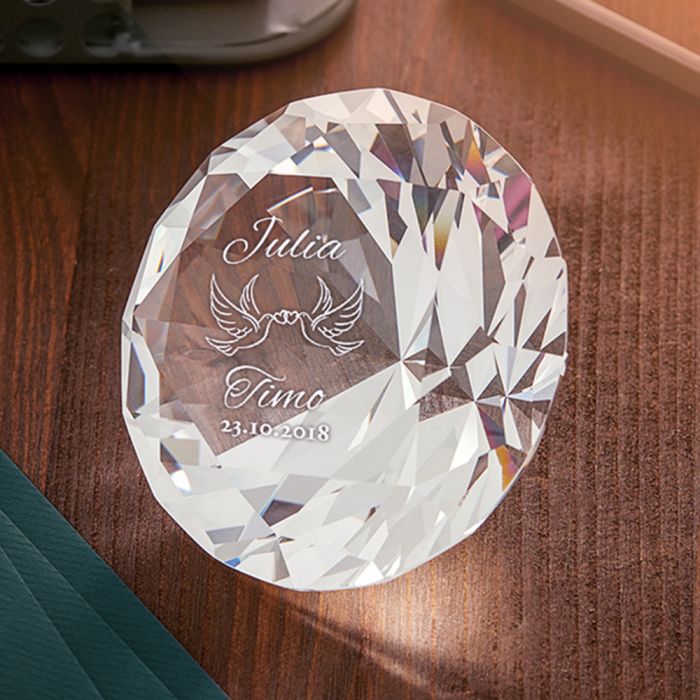 Diamant Kristall Tauben