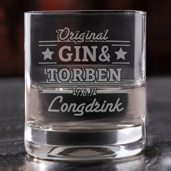 Gin Glas mit Namensgravur