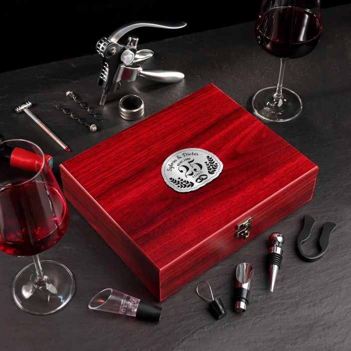 Weinset Silberhochzeit