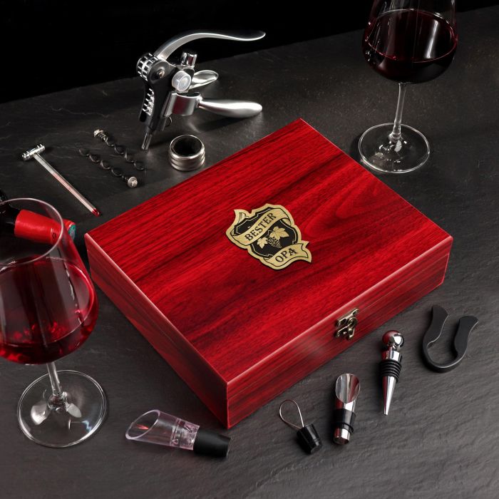 Sommelier Weinset für Opa