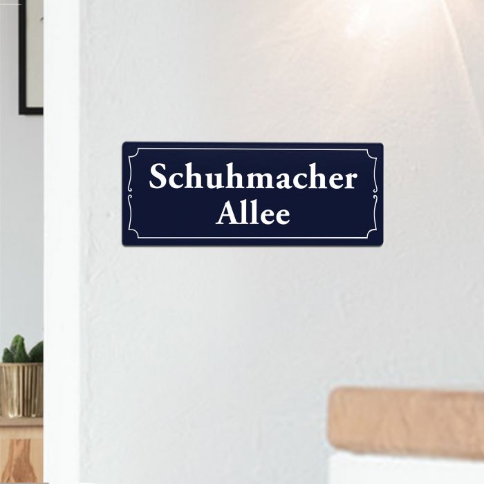 Straßenschild mit Namen