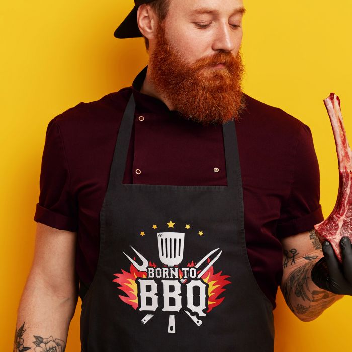 Grillschürze Born to BBQ