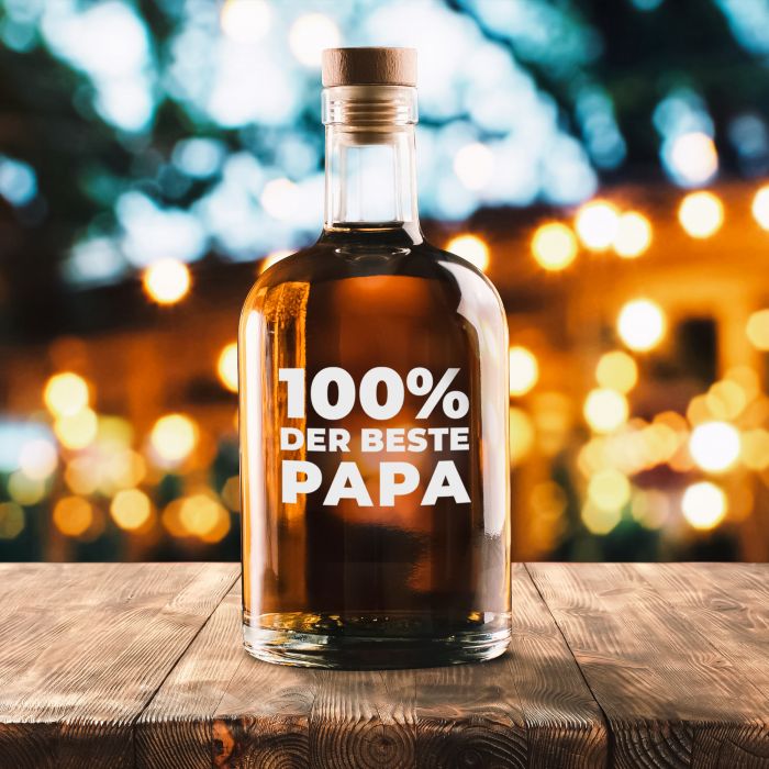 Glaskaraffe 100% Papa