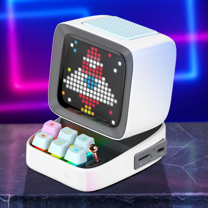 Ditoo Plus - Weißer Bluetooth Lautsprecher