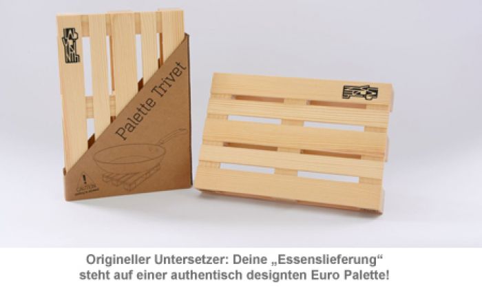 Holz Untersetzer - Euro Palette