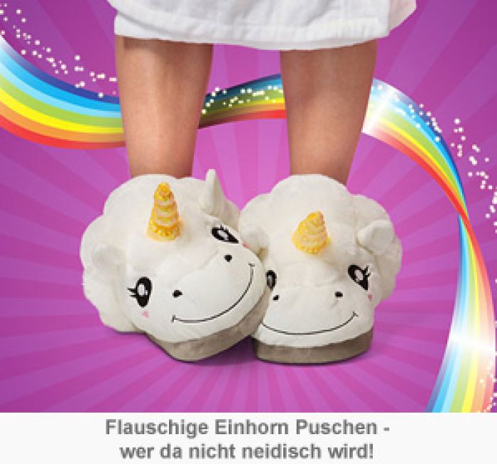 Hausschuhe Einhorn kuschelige Pantoffeln in Einhorn Optik Pantoffeln – bester Opa! Ein originelles Geschenk zu