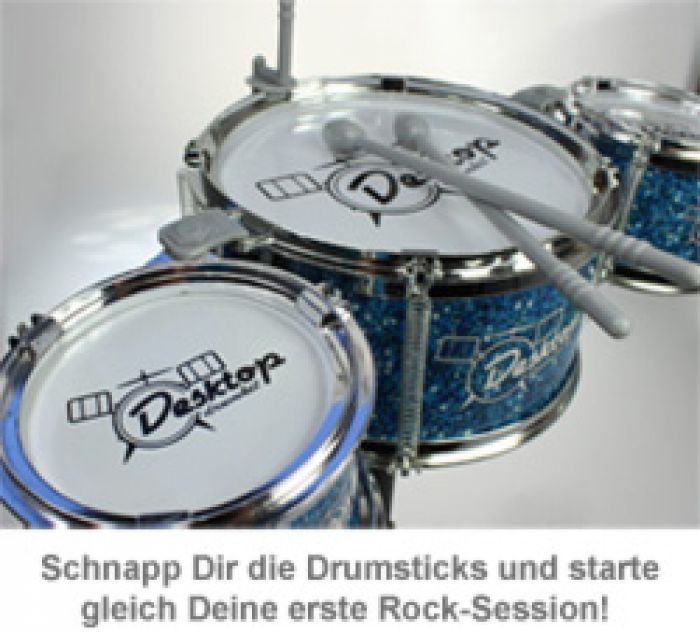 Tisch Schlagzeug Set - im kompakten Format für jeden Schreibtisch