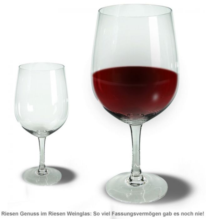 Riesen Weinglas