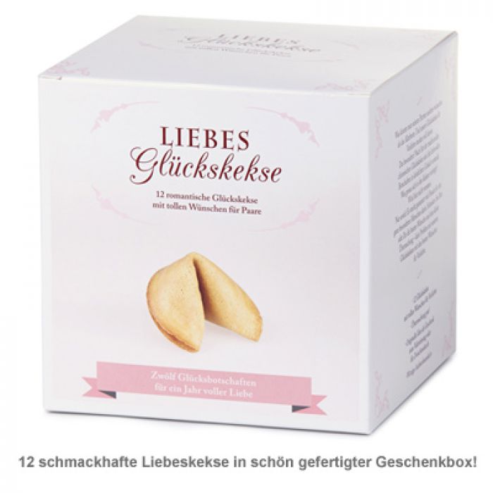 Liebes Glückskekse Geschenkbox