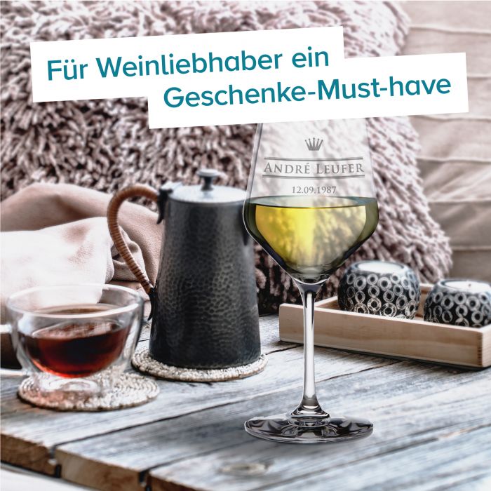 Personalisiertes Maß Weinglas: Geschenk Für Weinliebhaber Mit