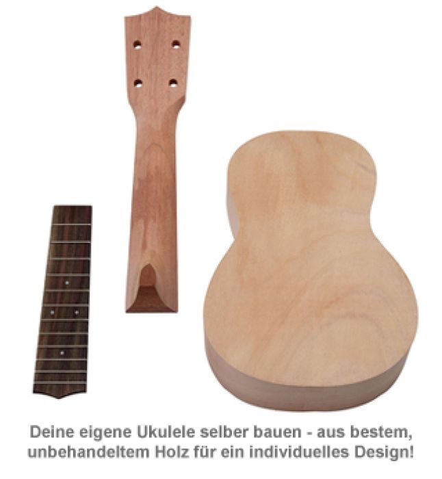 Sopran Ukulele Bausatz Komplettset Diy Ukulele selber bauen