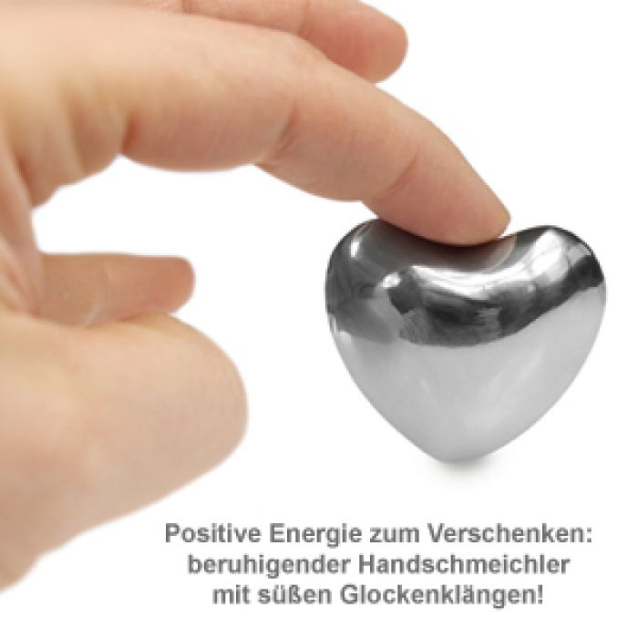 Mini Klangherz Deko Herz Im Stoffbeutel Mit Glockenklangen