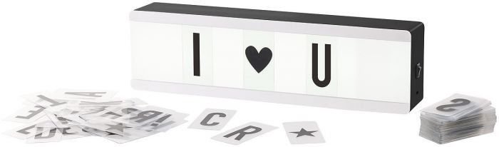 lettres pour boite lumineuse