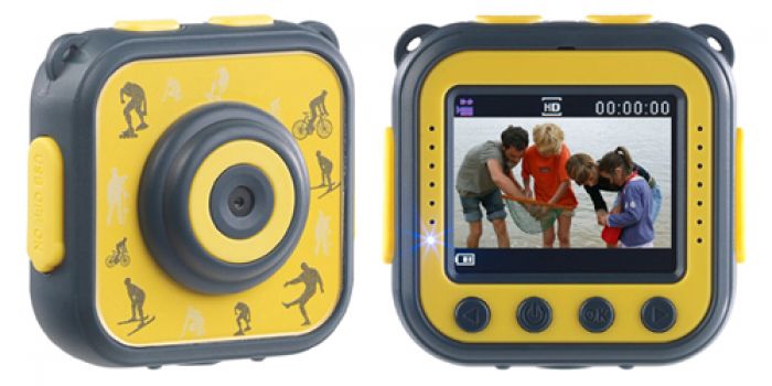 Kinderkamera HD - Action Cam mit Unterwassergehäuse