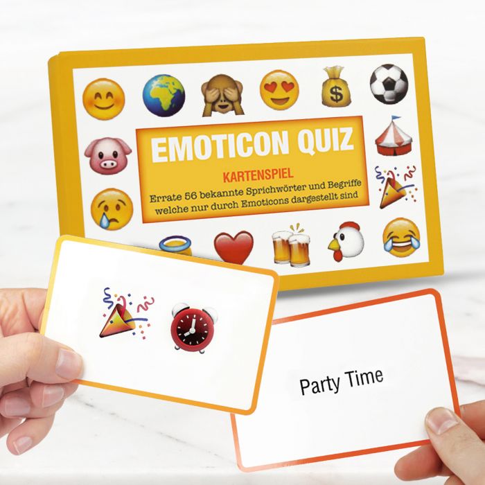 Emoticon Quiz - Kartenspiel