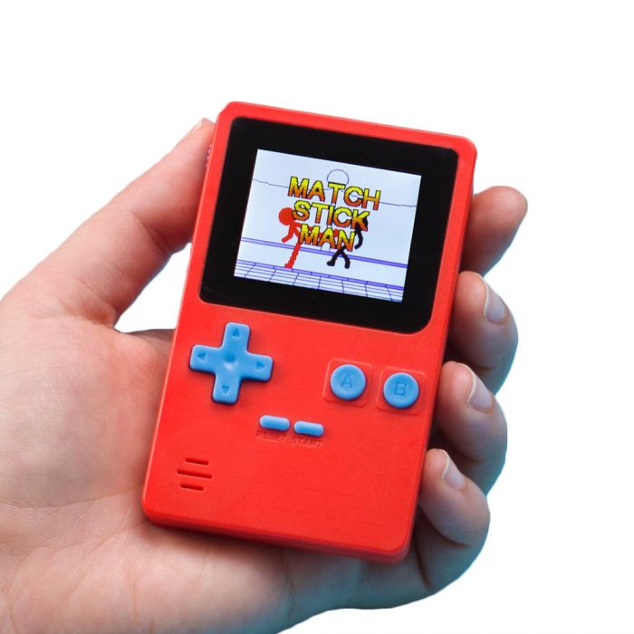 Mini console de jeu rétro avec 152 jeux - rouge