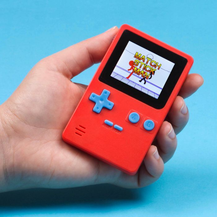Mini console de jeu rétro avec 152 jeux - rouge