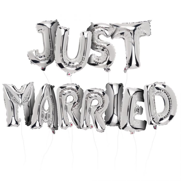Hochzeitsballons - Just Married