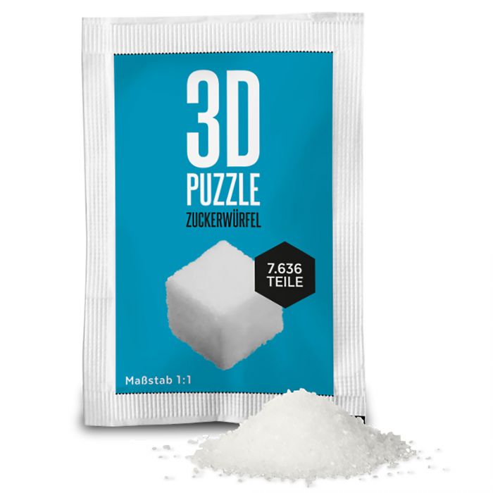 3D Puzzle - Zuckerwürfel