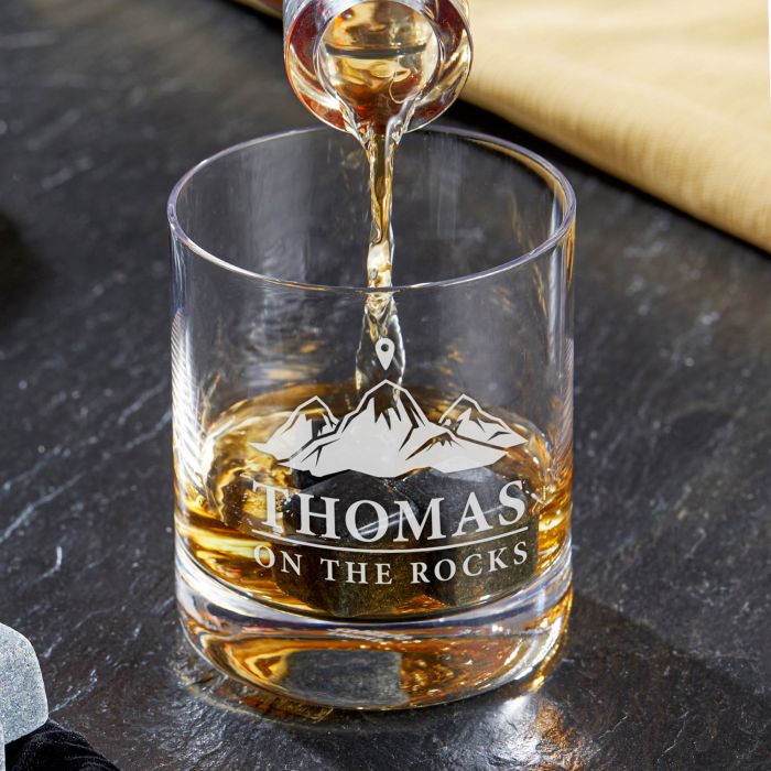 Personalisiertes Whiskyglas - On the Rocks