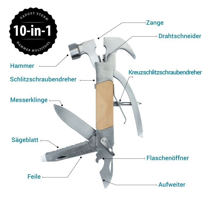 Holz Hammer Multifunktionswerkzeug - Bester Opa