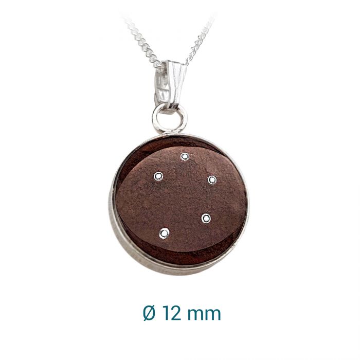 Meteorit Halskette mit Anhänger - Sternzeichen