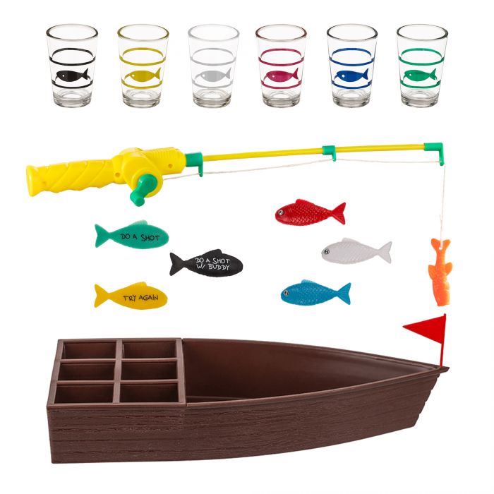 Fische angeln Partyspiel - Shot Trinkspiel